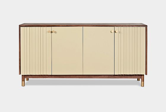 Тумба "Меридиан" 4 (комбинированная) массив дуба, МДФ 2