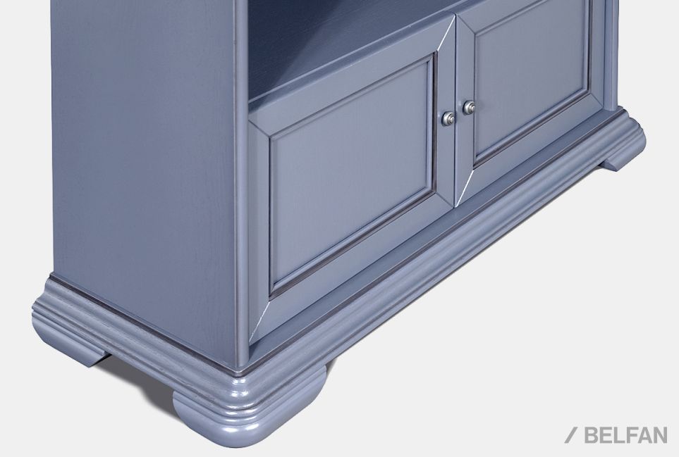 Стеллаж "Лика" массив и шпон дуба 5