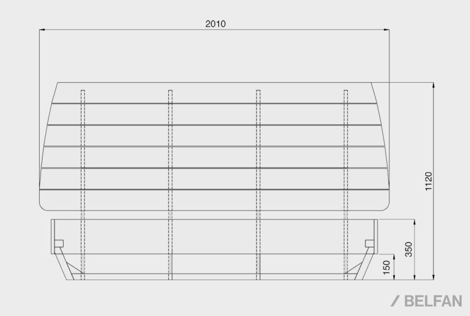 Кровать "Уоллстрит" (комбинированная) массив дуба, МДФ 6