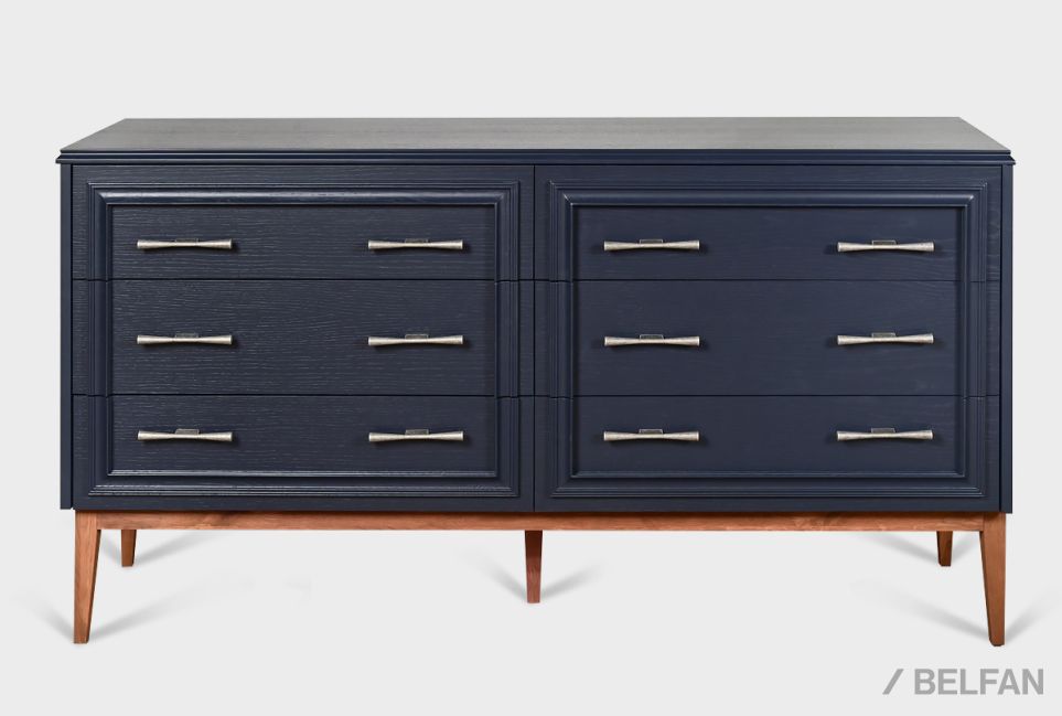 Комод "Сакраменто" 6 массив и шпон дуба, МДФ 3