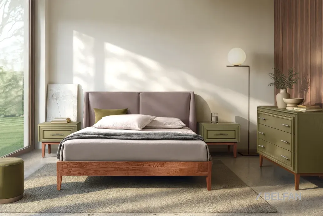 Спальня «Сакраменто» #3 олива, орех