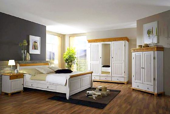 Кровать двуспальная "Мальта-М" 180 (с ящиками) массив сосны 2