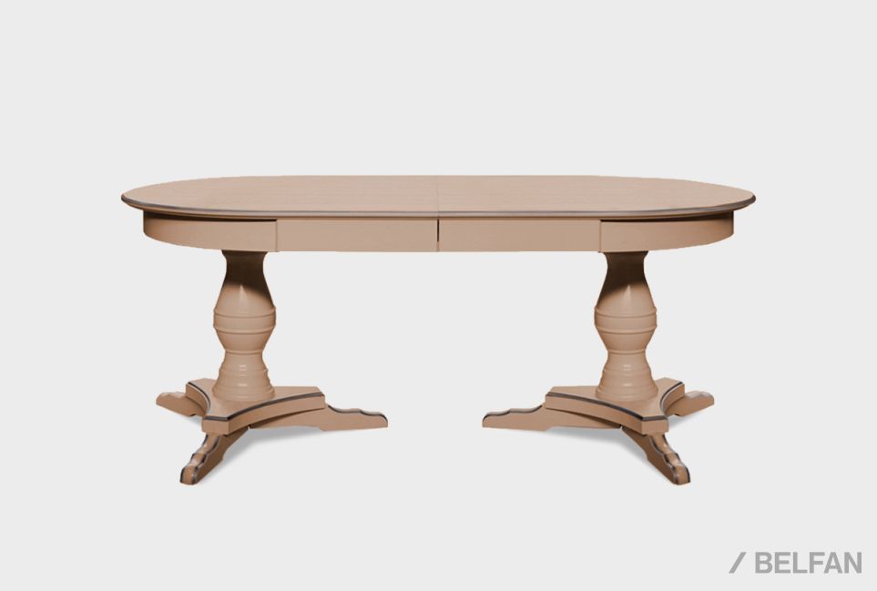 Стол обеденный "Полонез" 41/01 массив и шпон дуба 1