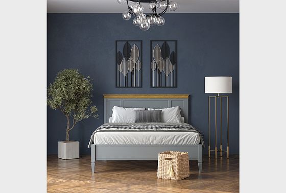 Кровать "Ольса-С" массив сосны 5