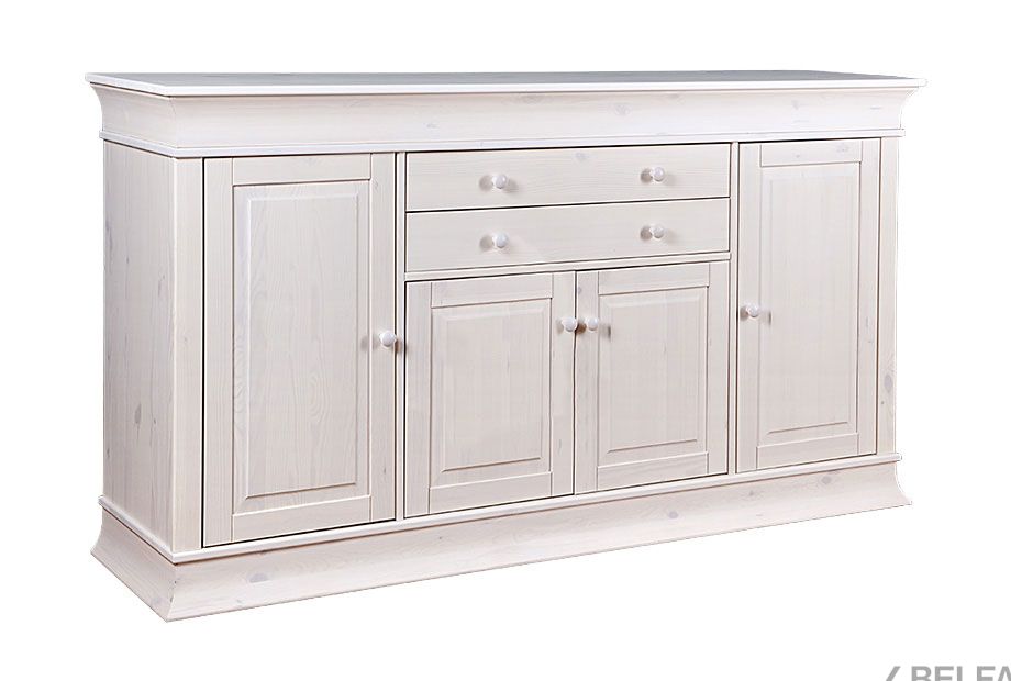 Комод "Бостон-4+2" с гладкой филенкой массив сосны 1