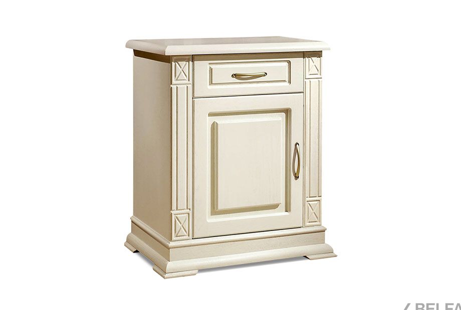 Тумба 1-но дв. "Верди Люкс 1" массив и шпон дуба 1