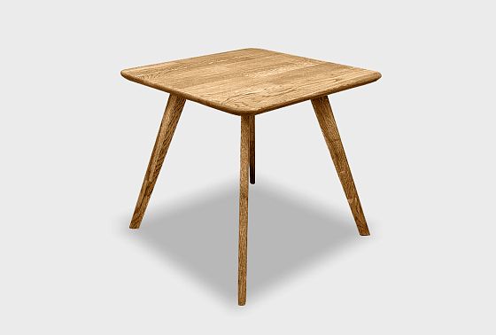 Стол журнальный "Арт" квадратный 262 массив дуба 2