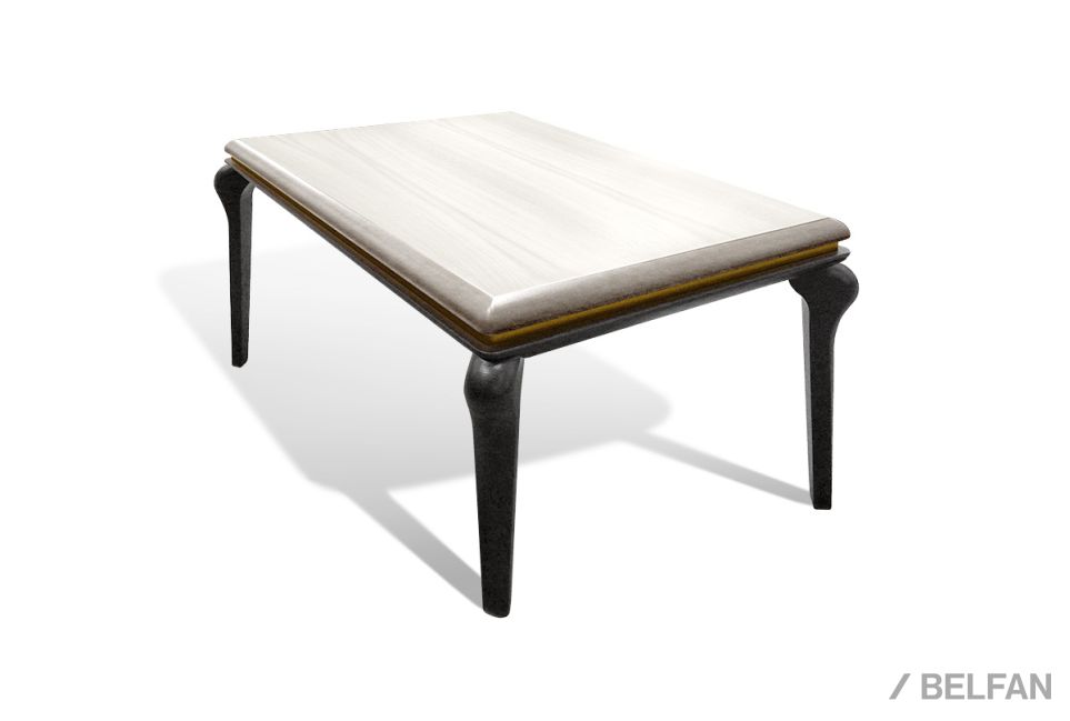 Стол журнальный "Мадлен" массив и шпон дуба 1