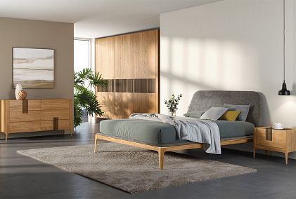 Кровать "Бергамо" (мягкое изголовье)