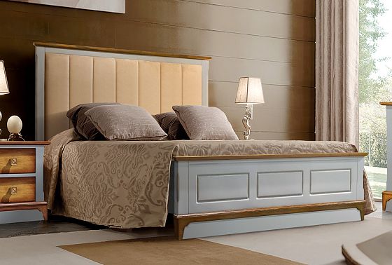 Кровать "Бриансон" массив и шпон дуба, МДФ 7
