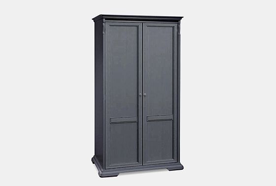 Шкаф 2-х дверный для прихожей "Лика" массив и шпон дуба 4