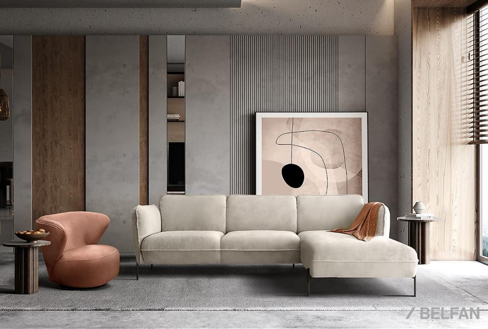 "Алекс" диван с оттоманкой 1