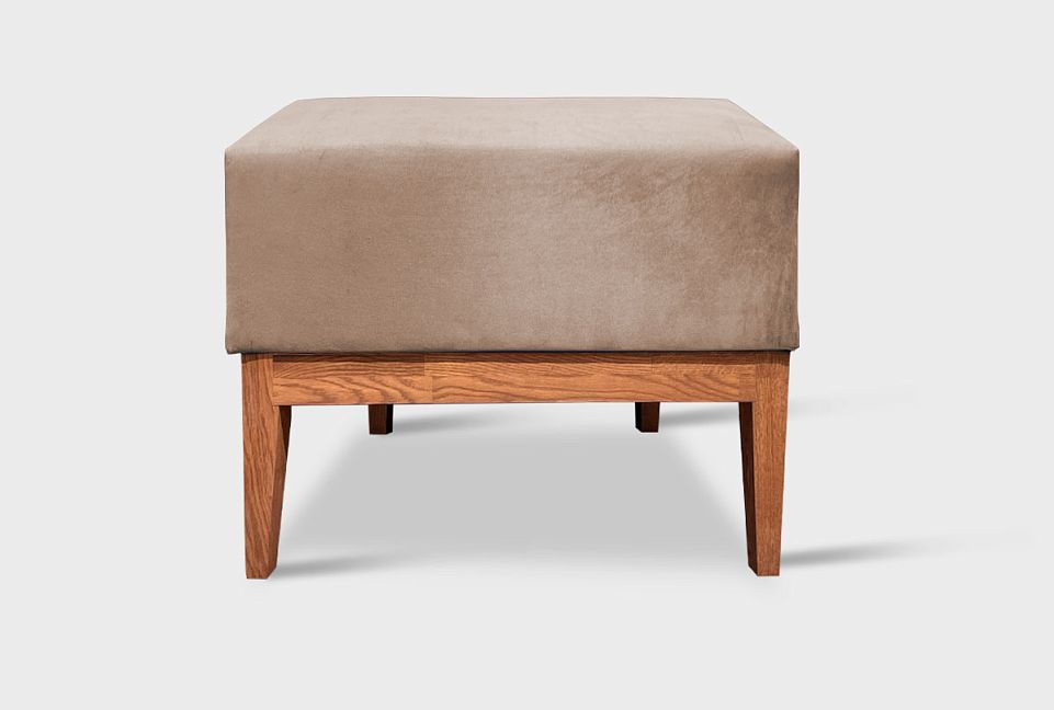 Банкетка "Арт" (маленькая); орех; Tiffany 29 Taupe