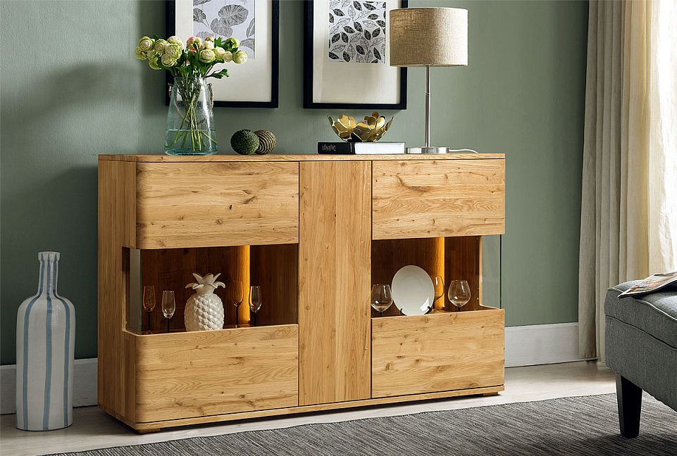 Тумба 3-х секционная "Мидгард"; графит