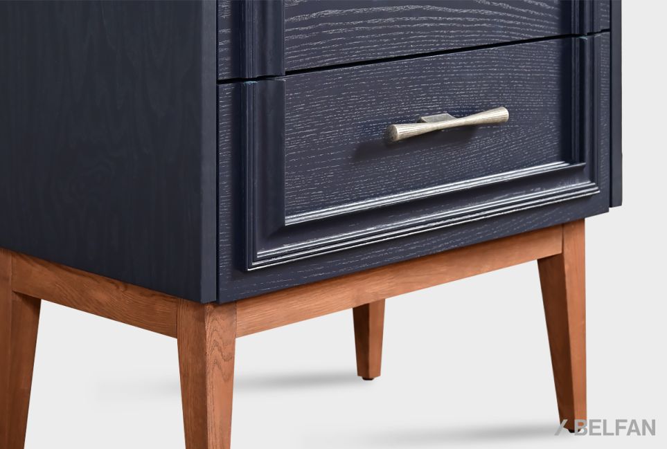 Комод "Сакраменто" 5 (высокий) массив и шпон дуба, МДФ 4