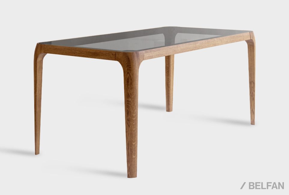 Стол обеденный "Бергамо" массив дуба 1