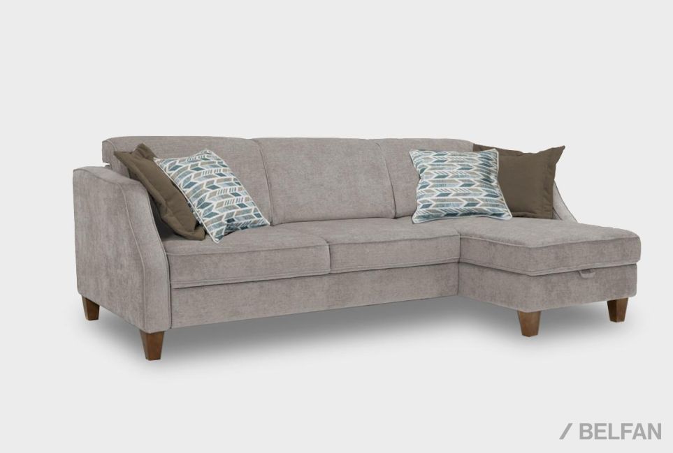 "Габриса" диван с оттоманкой массив бука 1