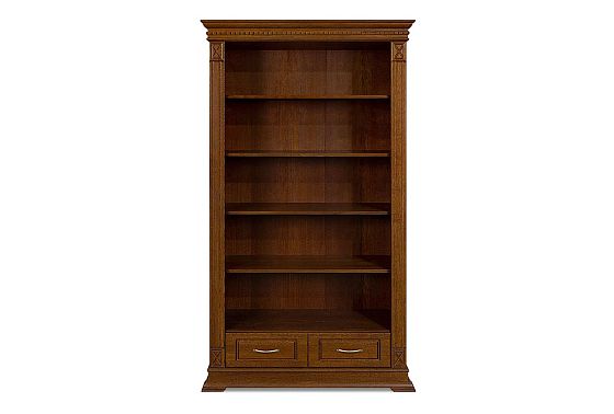 Стеллаж "Верди Люкс 2" массив и шпон дуба 3