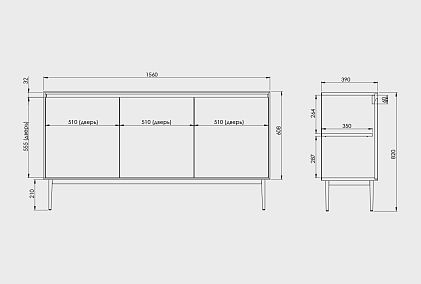 Тумба "Монреаль" 3