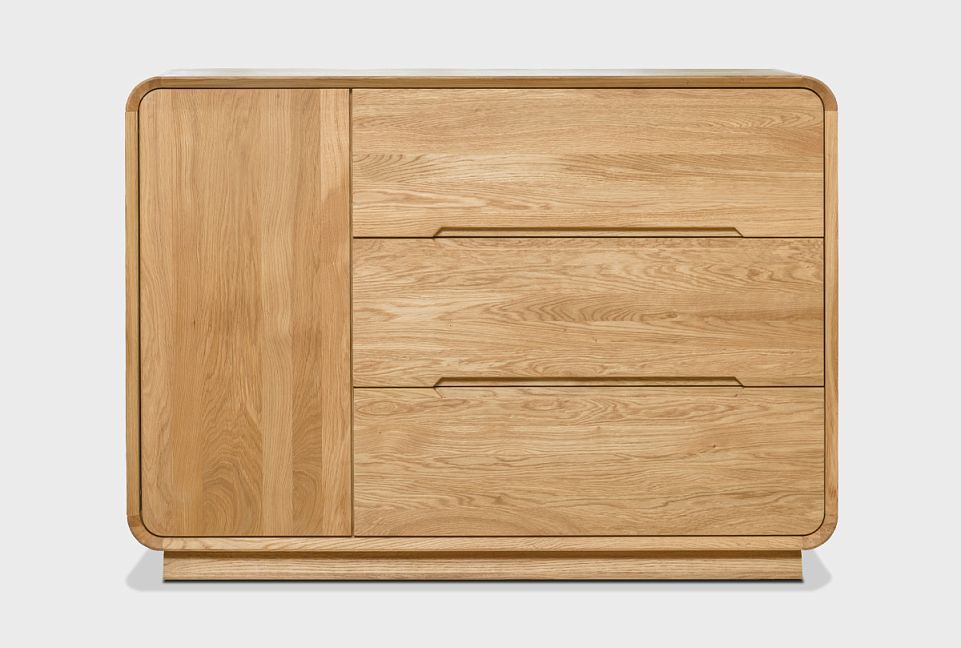 Комод "Монблан" 3-1; бейц-масло