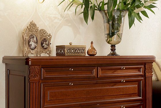 Комод "Престиж" 3 массив и шпон берёзы 4