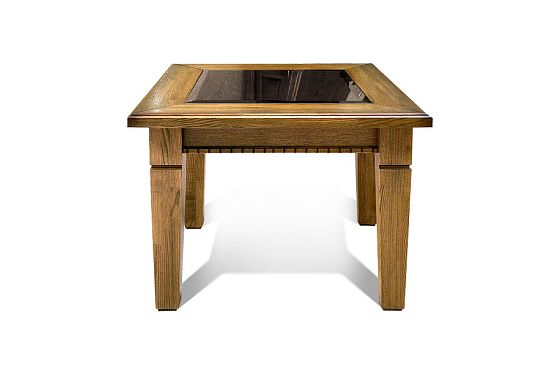 Стол журнальный "Верди Люкс 4" массив и шпон дуба 2