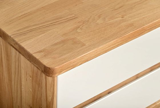 Тумба прикроватная "Уоллстрит" массив дуба, МДФ 9