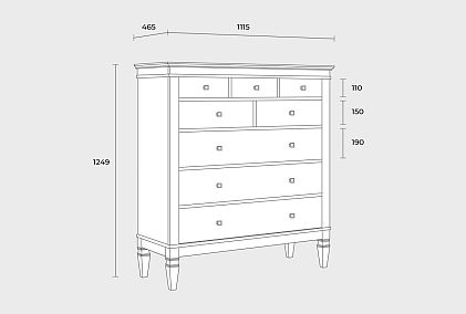 Комод "Ольса-С" 323