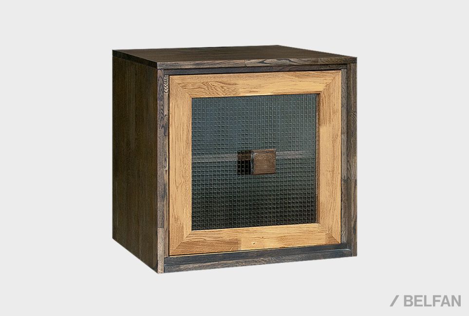 Модуль настенный "Cube Design" 1 массив и шпон дуба 2