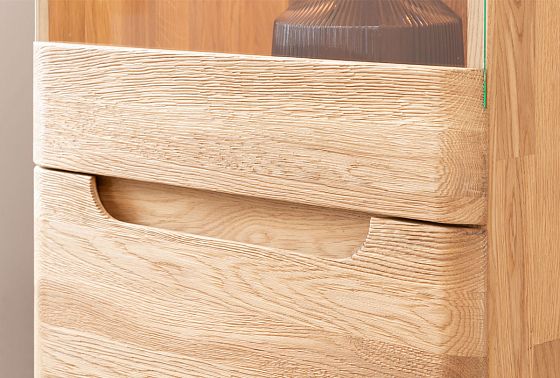 Витрина 1-но дверная "Бремен" (левая) массив дуба 8