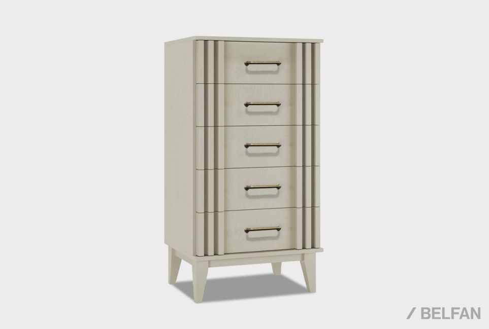 Комод "Чикаго" (высокий) массив и шпон дуба 1