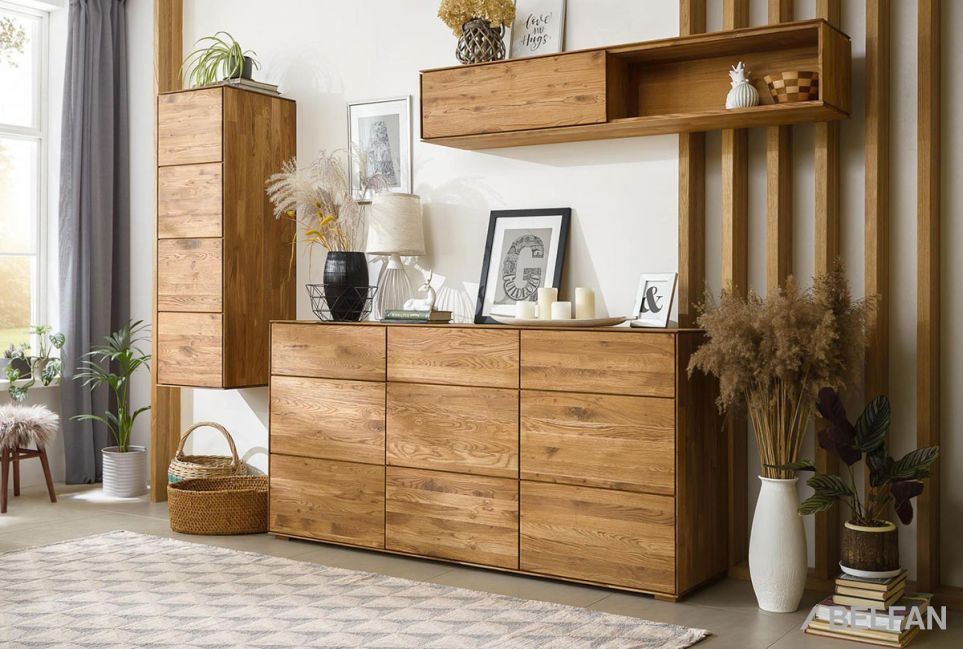 Шкаф навесной "Гринвуд" (левый) массив дуба 8