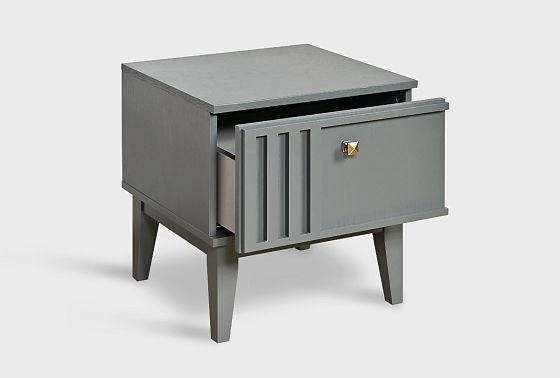 Тумба прикроватная "Чикаго" (левая) массив и шпон дуба 9