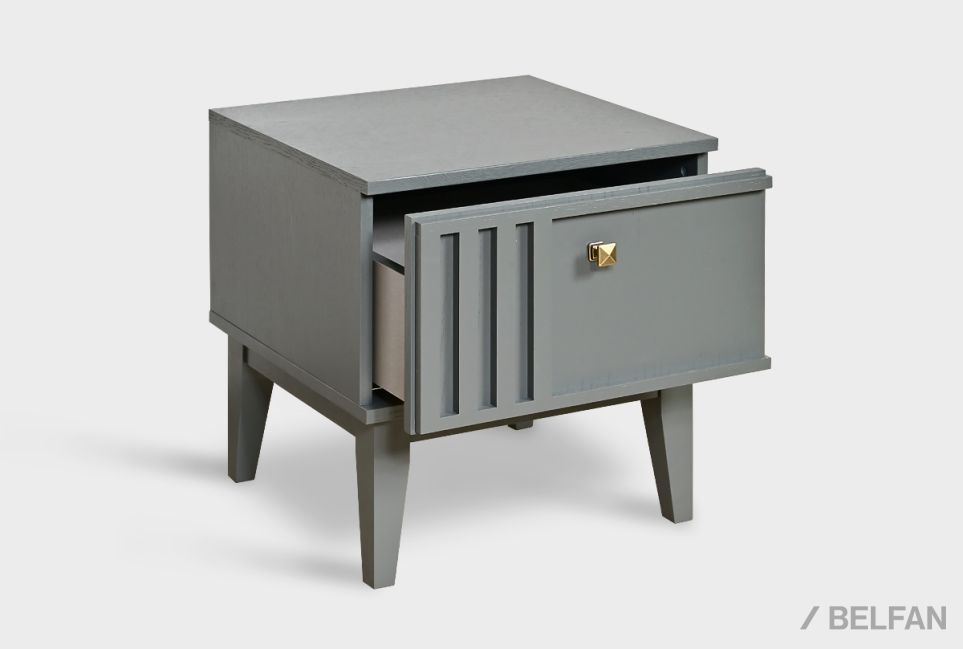 Тумба прикроватная "Чикаго" (левая) массив и шпон дуба 7