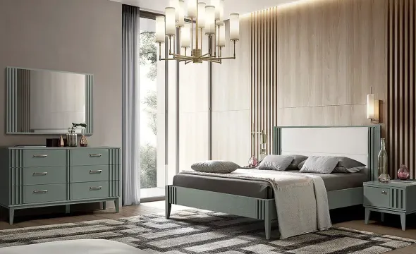 Спальня «Чикаго» #3. Цвет: платина Спальня «Чикаго» #3