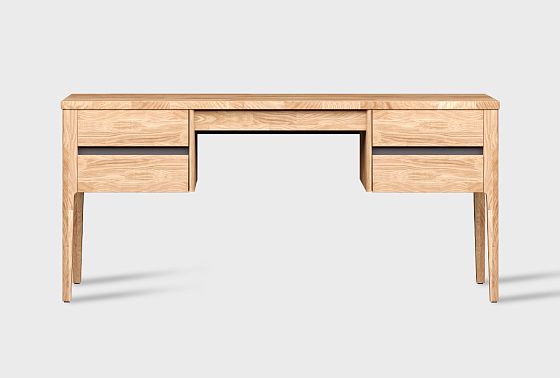 Стол письменный "Уоллстрит" (2 тумбы) массив дуба, МДФ 6