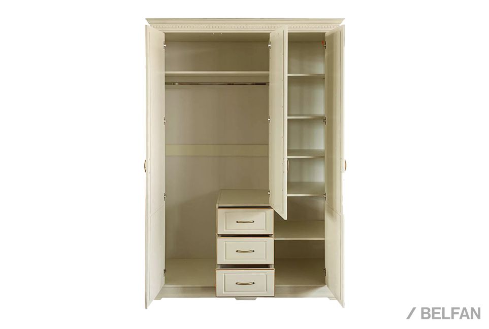 Шкаф 3-х дверный "Верди Люкс" массив и шпон дуба 2