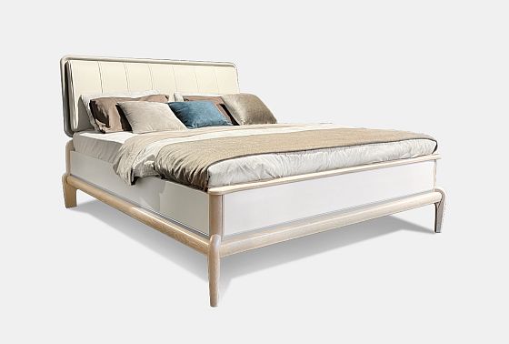 Кровать "Алекса" массив и шпон дуба, МДФ 7