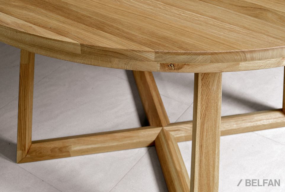 Стол обеденный "Мидгард" (раскладной) массив дуба 3