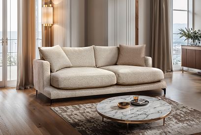 "Леформ" диван 2-х модульный; нераскл.; 22; венге; Monblan 06+Monblan 06+Monblan 17+Monblan 25 (гр. 3/АВ)