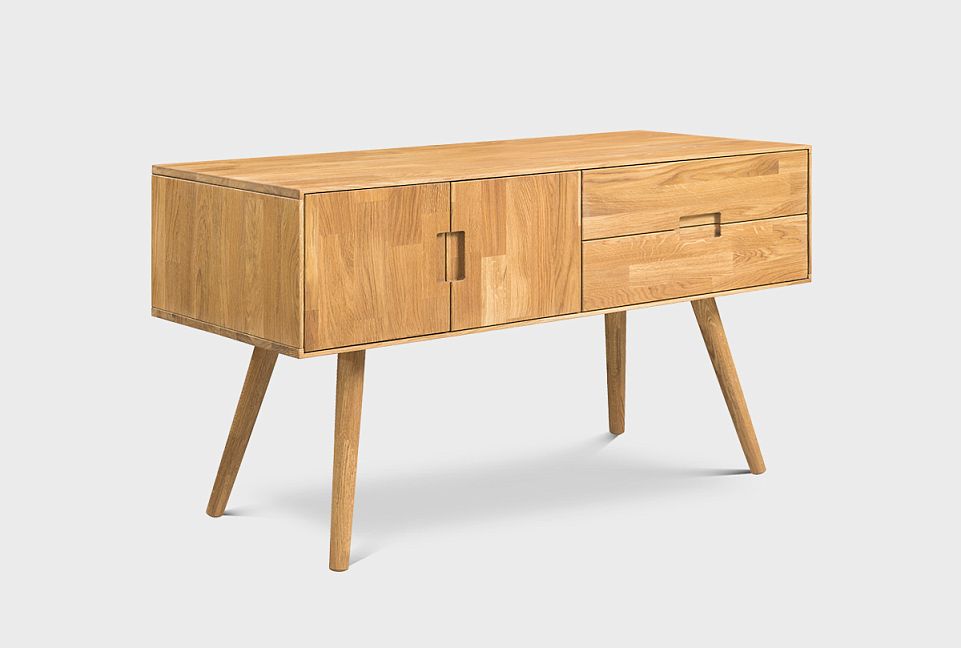 Консоль "Ирвинг"; 2 двери, 2 ящика; бейц-масло