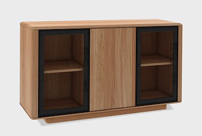 Тумба 3-х дв.«Тор»; американский орех