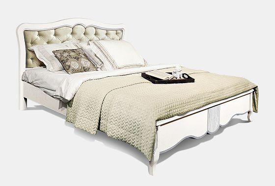 Кровать "Катрин" (мягкое изголовье) массив дуба 2