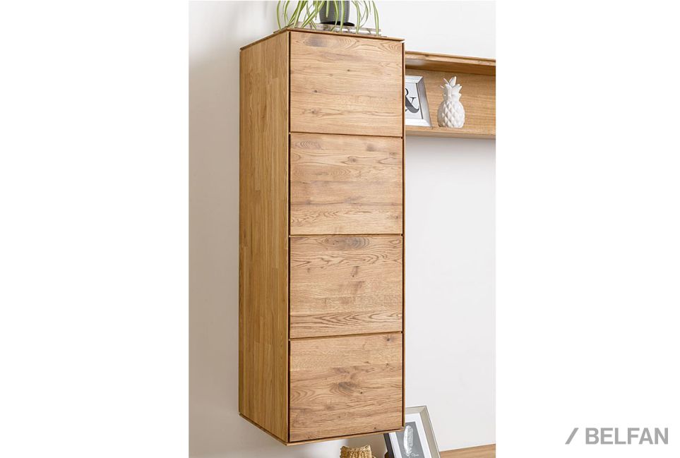 Шкаф навесной "Гринвуд" (левый) массив дуба 12