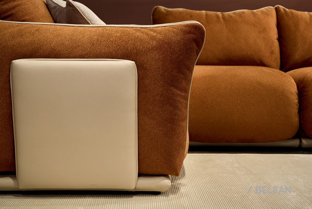 «ФЕРРЕ» диван трёхместный с пуфом #1 8