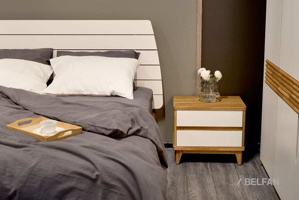 Спальня «Уоллстрит» #3 бейц-масло + белый 1