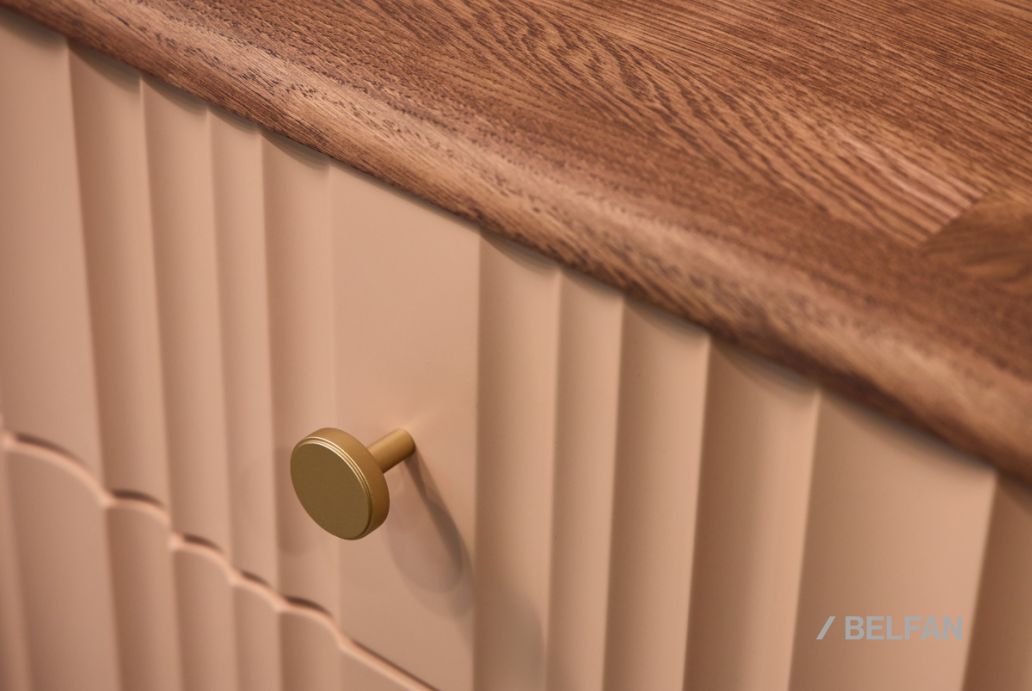  Спальня «Меридиан» #4 к-шоколадный дуб, ф-дымчатая роза 4