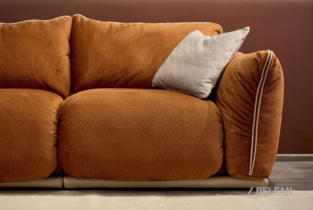 «ФЕРРЕ» диван трёхместный с пуфом #1 1