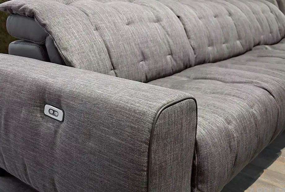 ГРЕЙ диван с оттоманкой #3 1