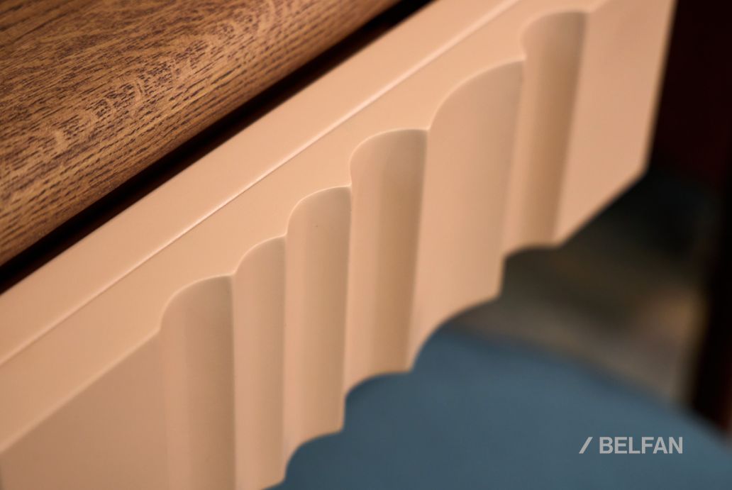  Спальня «Меридиан» #4 к-шоколадный дуб, ф-дымчатая роза 8